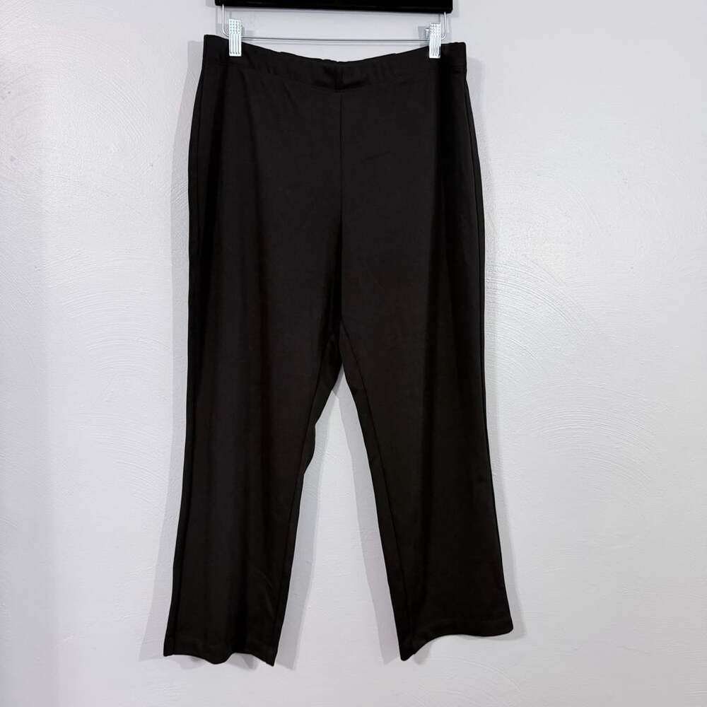 Susan Graver Pull On Pants Size M Black